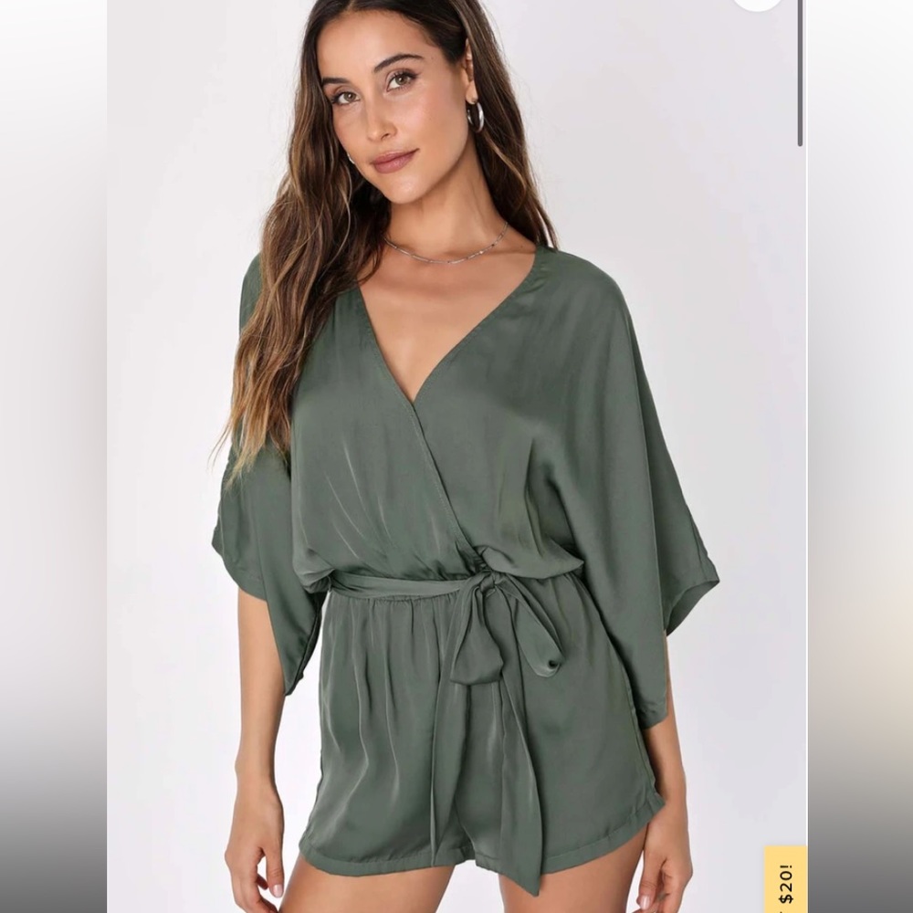 Oliver Green Satin Romper